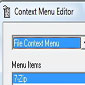 Context Menu Editor 1.0برنامه ای برای حذف کردن گزینه های اضافی راست کلیک 
