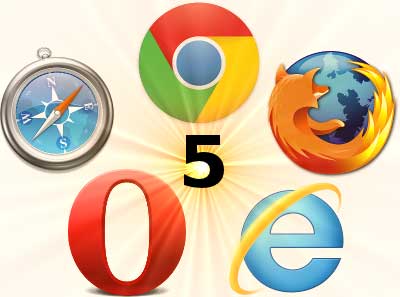 بررسی ۵ مرورگر وب دنیا؟ کدام یک برترند؟ FireFox 5.0 ،IE 9 ...