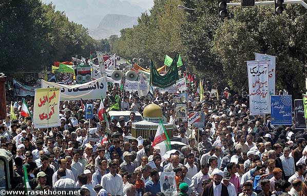 راهپيمایی روز جهانی قدس در شهرستانها