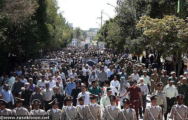 راهپيمایی روز جهانی قدس در شهرستانها