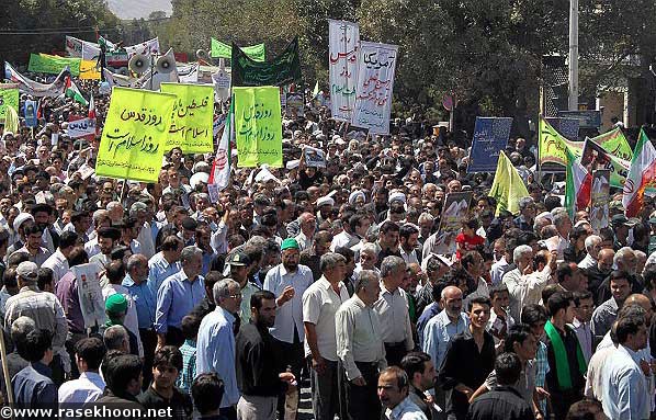 راهپيمایی روز جهانی قدس در شهرستانها