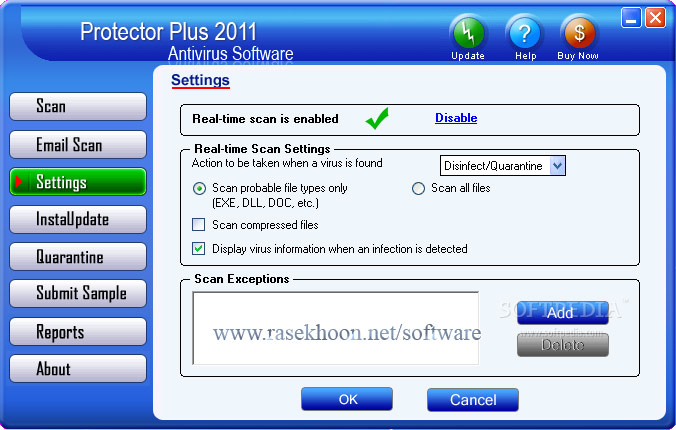 حفاظت از سیستم با آنتی ویروس Protector Plus 2011 Antivirus 8.0.L17 حفاظت از سیستم با آنتی ویروس Protector Plus 2011 Antivirus 8.0.L17