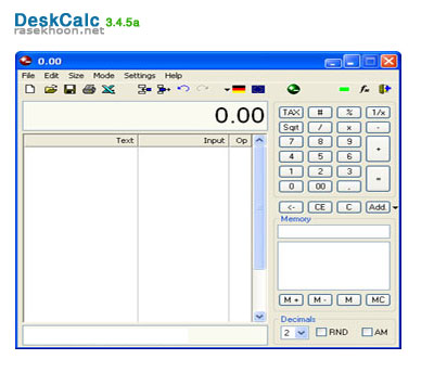  نرم افزار ماشین حسابDeskCalc Pro v8.1.0 