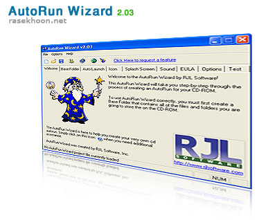 ساخت اتوران هاي جذاب با AutoRun Wizard 2.03