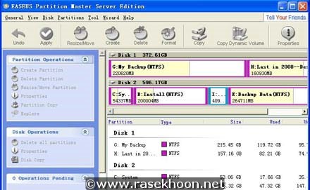 پارتیشن بندی در محیط ویندوز با EASEUS Partition Master 4.0.1 Full Version پارتیشن بندی در محیط ویندوز با EASEUS Partition Master 4.0.1 Full Version