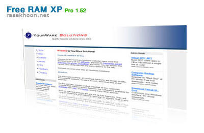 مديريت حافظه رم سيستم  Free RAM XP Pro 1.52
