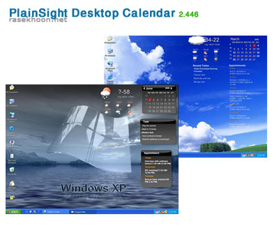 PlainSight Desktop Calendar v2.446