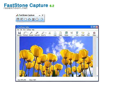 FastStone Capture 8.8  تصویر برداری از دسکتاپ ویندوز