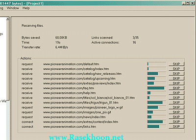  دانلود كل يك وب سايت پرتابل با Portable WinHTTrack Website Copier 3.43-9