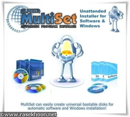 ساخت ویندوز اتوماتیک نصب با Almeza MultiSet Professional v7.0.150