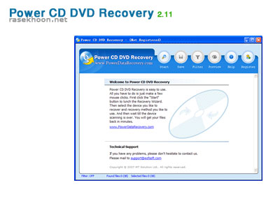 Power CD DVD Recovery 2.11 Power CD DVD Recovery 2.11