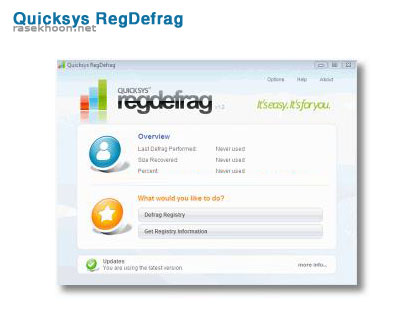Quicksys RegDefrag