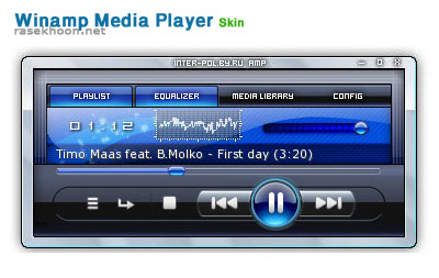 Winamp Media Player Skin