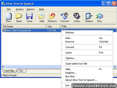 تبديل متن به صدا Alive Text to Speech 6.1.0.2 with crack