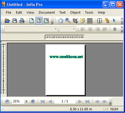 ویرایش اسناد متني و پی دی اف با Portable Infix PDF Editor V4.16