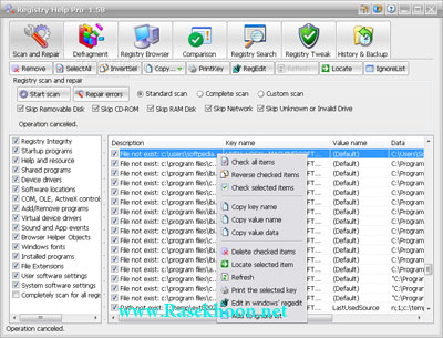 تعمیر رجیستری ویندوز با Registry Help Pro 1.73 