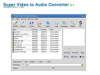 Super Video to Audio Converter 5.7