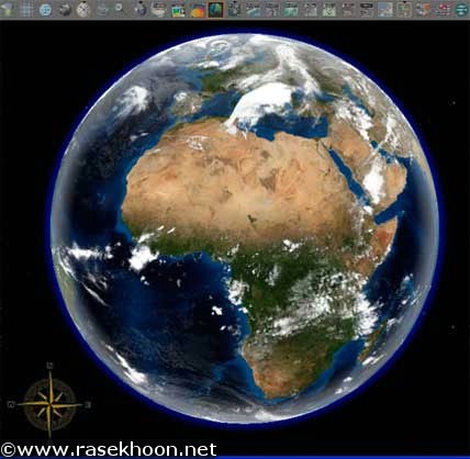 جستجو و مشاهده کلیه نقاط کره زمین  با 3D و GPS  Google Earth Pro Plus v5.1.3533.1731 32 And Prtable