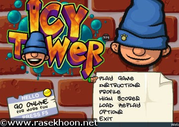 بازی برج خنکIcy Tower 1.4