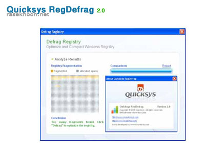Quicksys RegDefrag 2.0