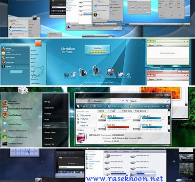 5 تم زيبا براي ويندوز سون 5 Windowblind Premium Skin