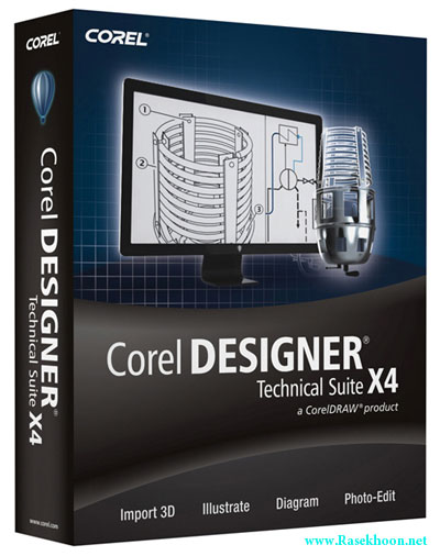 طراحی ۲و۳بعدی حرفه ای با Corel Designer Technical Suite X4 v14.1.0.235  با لينك مستقيم
