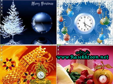 ساعتی گرافیکی برای ویندوز با Premium Clock v2.60