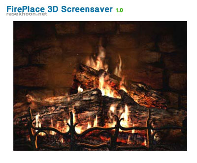 FirePlace 3D Screensaver 1.0