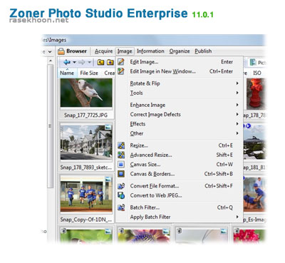 دسته بندی عکس ها با Zoner Photo Studio Professional v12.7 دسته بندی عکس ها با Zoner Photo Studio Professional v12.7