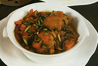 خورش هويج و پسته خورش هويج و پسته
