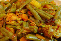 خوراک لوبيا سبز