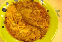 خورشت مرغ و زيتون