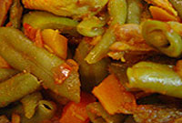 خوراک لوبیا سبز