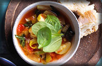  سوپ اسفناج و برنج