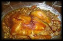 مرغ کنتاکی با مخلفات