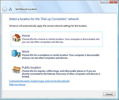 ساختن یک Dialup Connection در ویندوز ویستا ساختن یک Dialup Connection در ویندوز ویستا