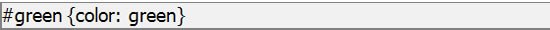 CSS Syntax