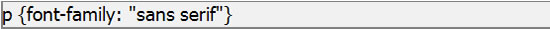 CSS Syntax