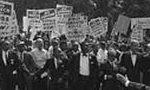تظاهرات 300 هزار سياهپوست امريكا جهت تصويب قانون مدني (1963م)