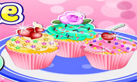 کاپ کیک رنگارنگ-Colorful Cupcake