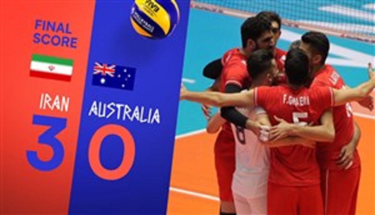 خلاصه والیبال ایران 3 - استرالیا 0