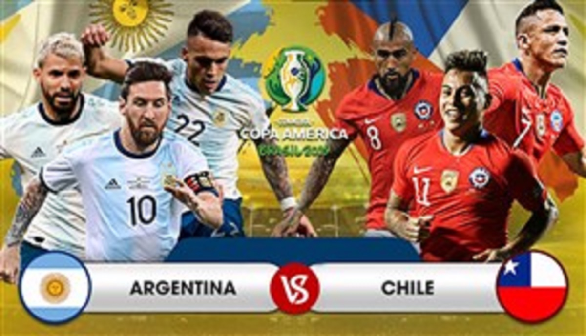 خلاصه بازی آرژانتین 2 - شیلی 1