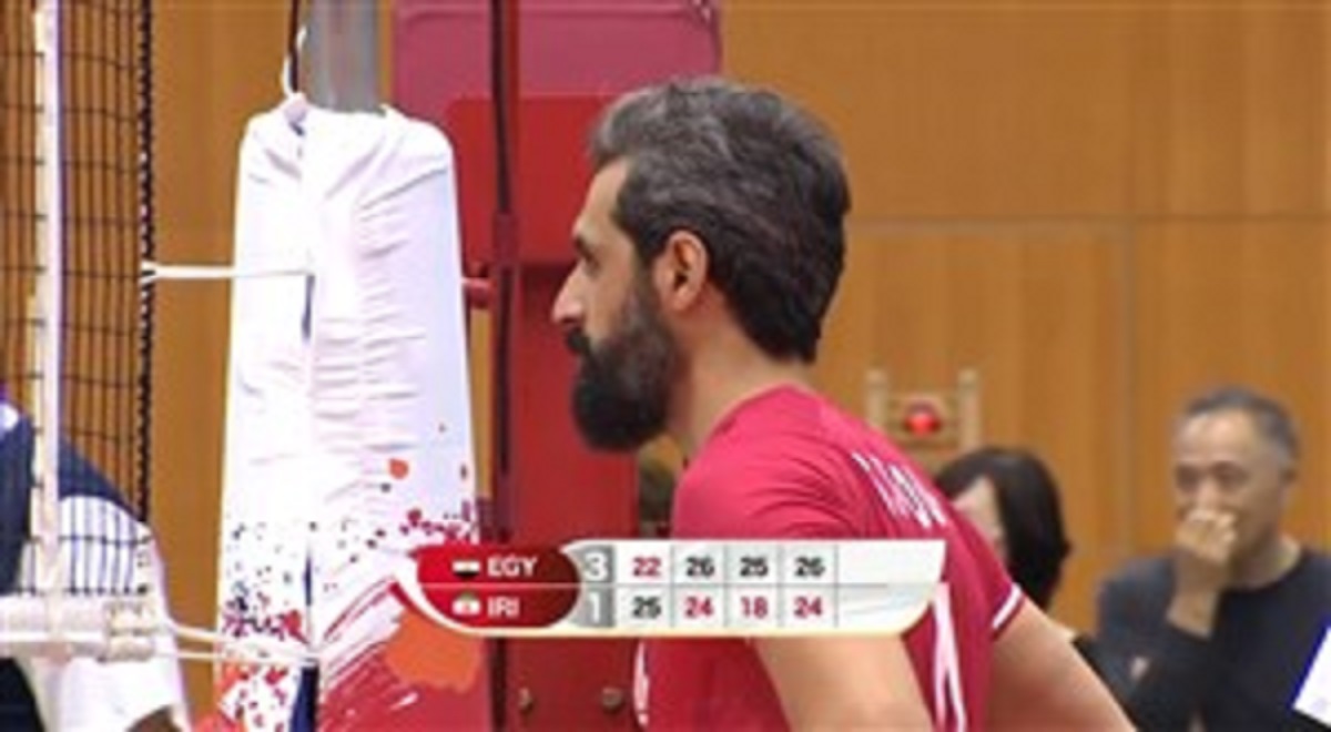 خلاصه والیبال مصر 3 - ایران 1