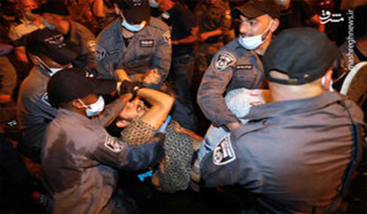 سرکوب مخالفان نتانیاهو توسط پلیس
