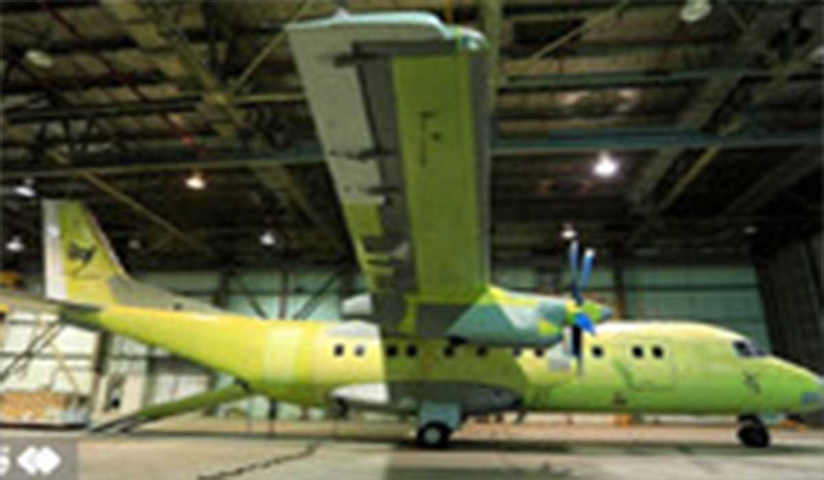 نخستین هواپیمای ترابری نظامی ایران به نام سیمرغ