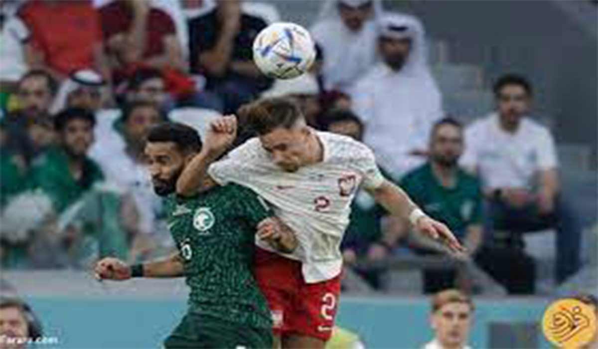 صحنه های جالب/گل اول لهستان به عربستان توسط زیلینسکی
