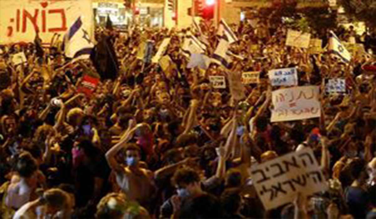 اعتراض دانشجویان اسرائیلی علیه قلدری های نتانیاهو
