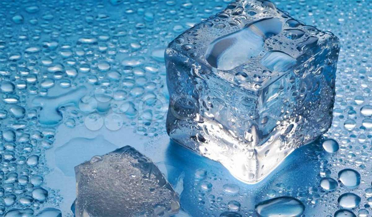 ذوب شدن یخ توسط فلز گداخته