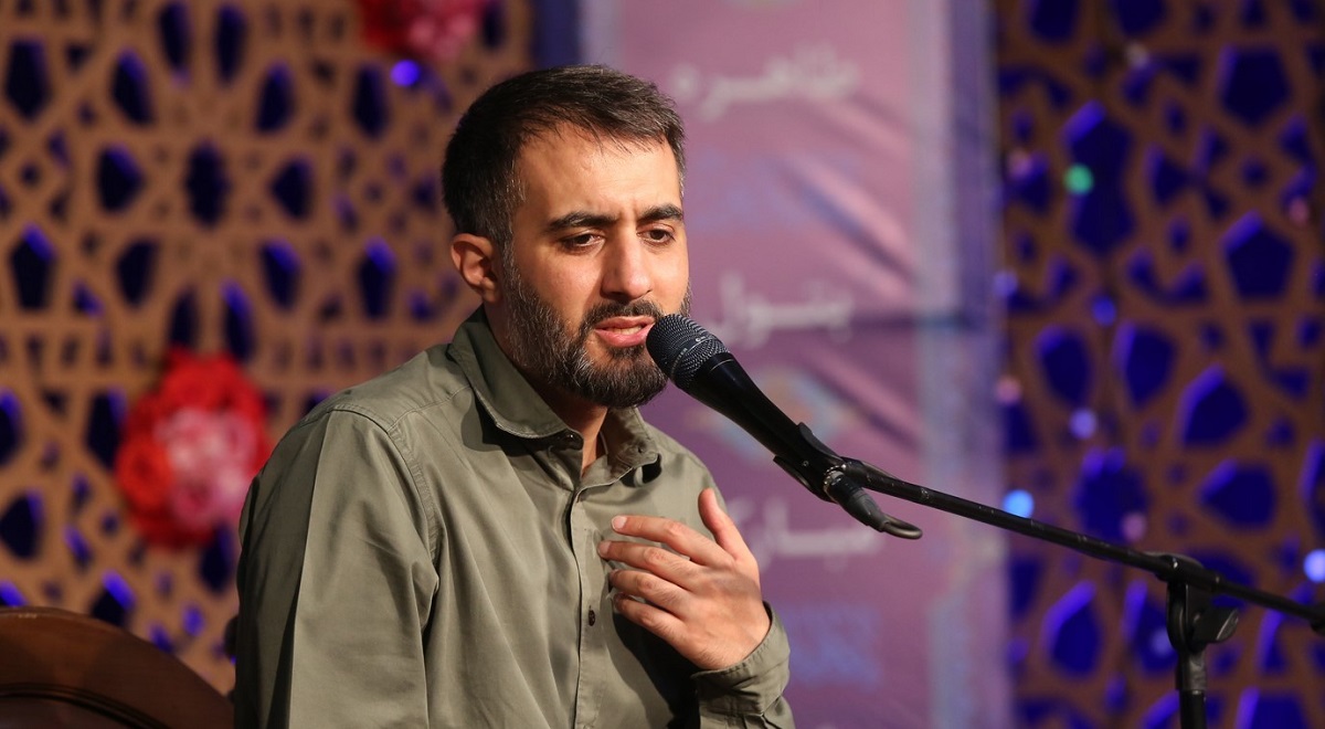 شعرخوانی محمدحسین پویانفر در همایش صدای مردم