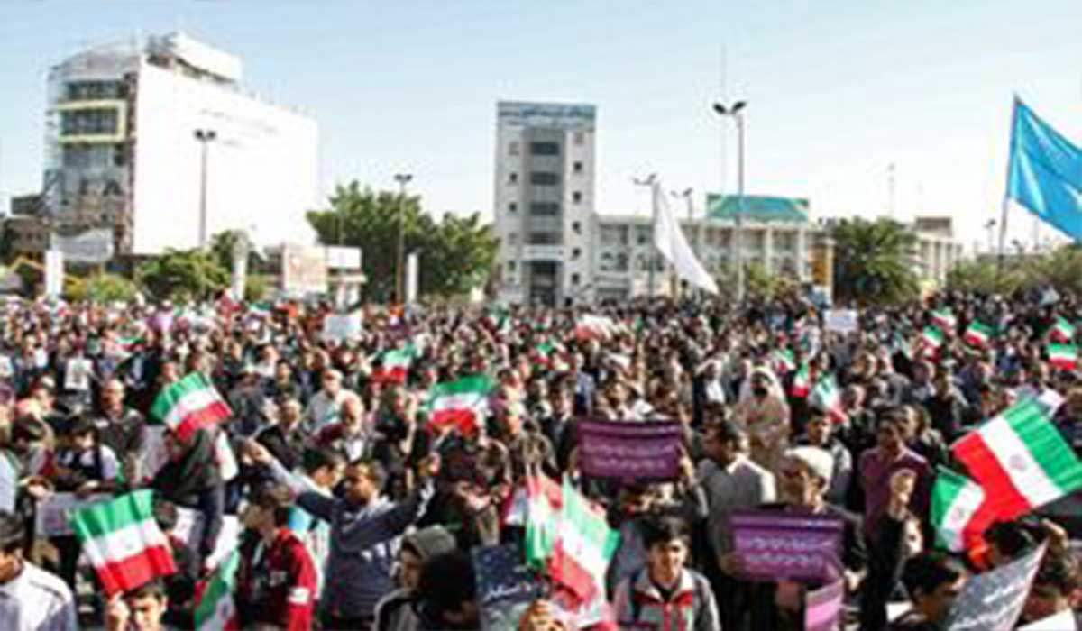 راهپیمایی مردم ایران علیه آشوبگران